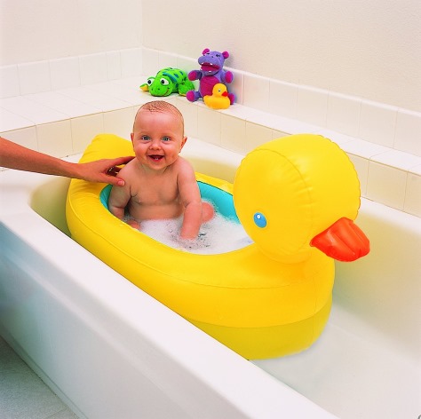White Hot Aufblasbare Enten-Badewanne - Baby Pool
